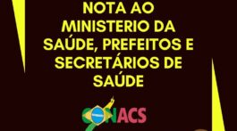 CONACS FALA À REVISTA GLOBO RURAL SOBRE AS DIFICUDADES DOS AGENTES DE SAÚDE  NO CONTROLE DA COVID 19 EM ZONAS RURAIS